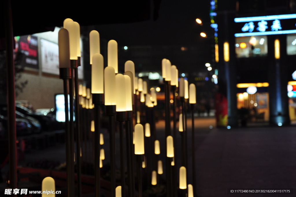 街区 夜灯