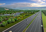 高速公路环境效果图设计