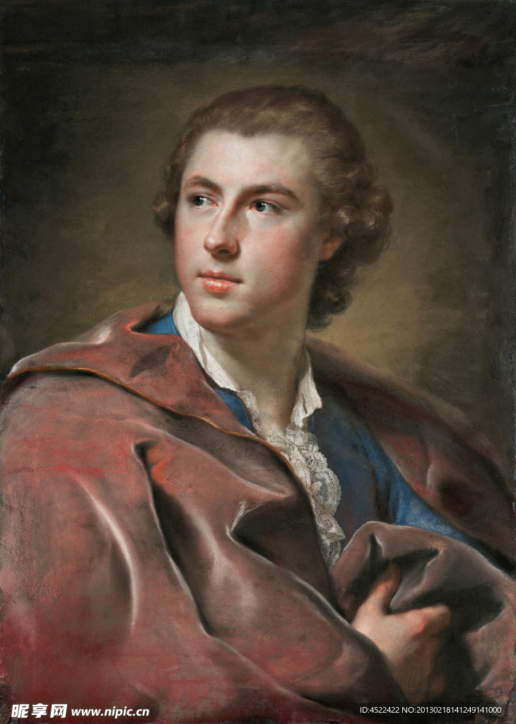 拉斐尔 威廉坎宁汉的肖像 油画