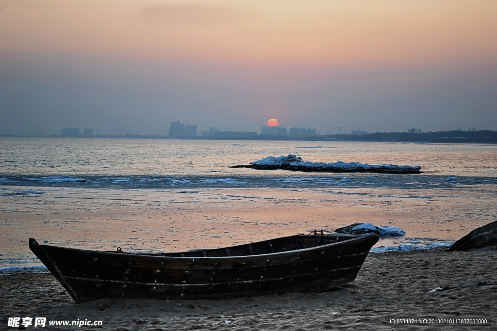 北戴河的夕阳