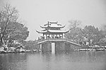 西湖雪景