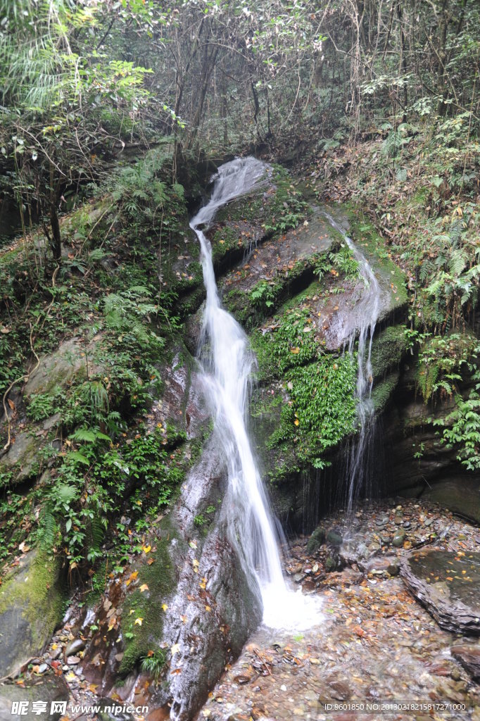 山间流动的水