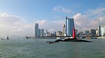 厦门的碧海蓝天与高楼