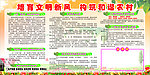 新农村公示栏板报