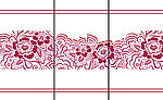 花卉移门图案