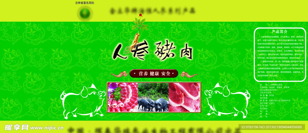 人参猪肉 分层文件