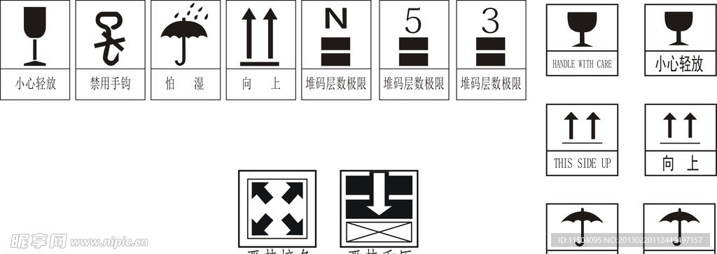 包装安全标志