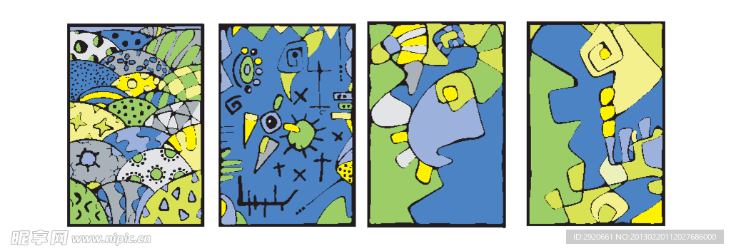 抽象画