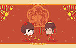 红色纯洁壁纸