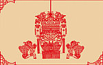 窗花壁纸