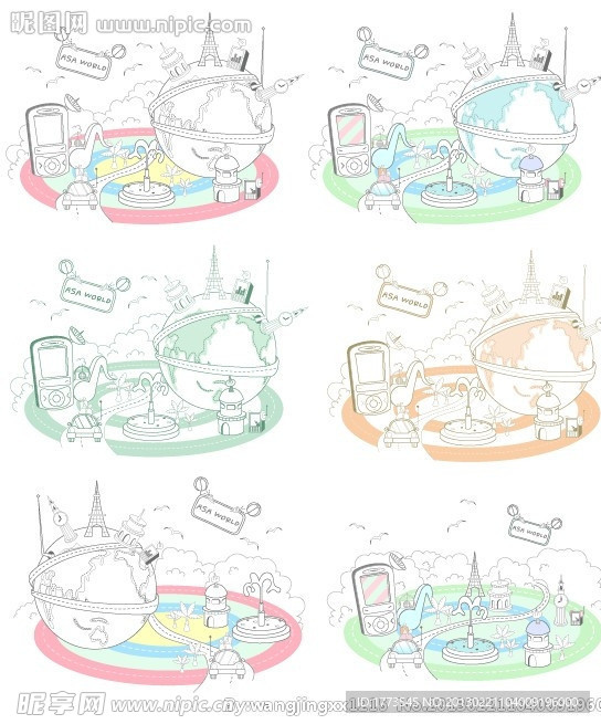 卡通插画