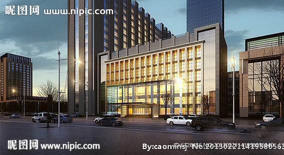 大楼 材质 贴图 灯光 全