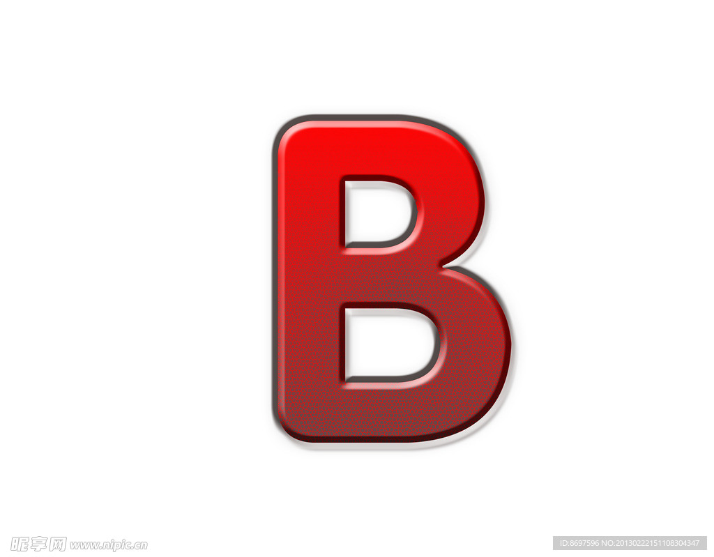 字母 B
