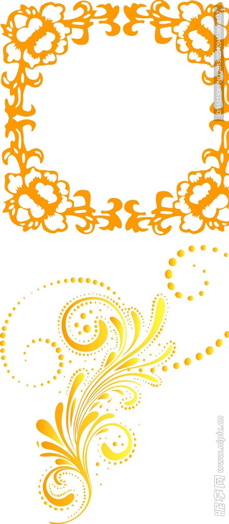 花纹 边框