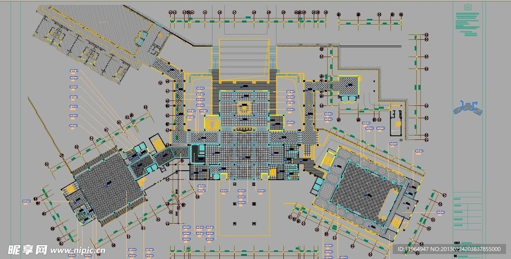 平面布置图 施工图工程图