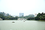 公园湖水景观