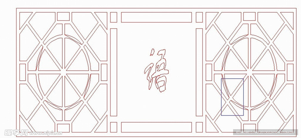 精雕线图 镂空JDP