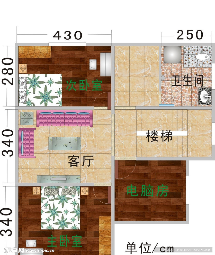 室内平面设计效果图