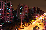 小区夜景