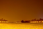 后海雪景夜