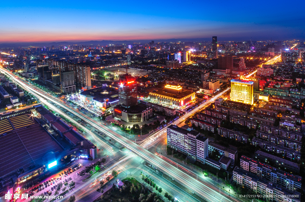 石家庄夜景