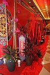 红色婚礼花艺布景设计