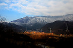 雪山晨光