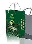 有机健康食品手提袋设计（展开图）