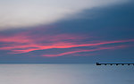 夕阳海港
