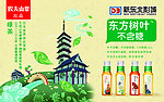 农夫山泉绿茶海报