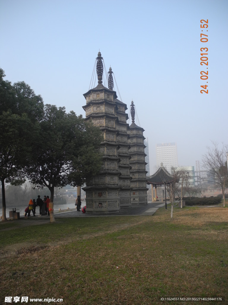 嘉兴著名景点三塔
