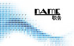 蓝色名片