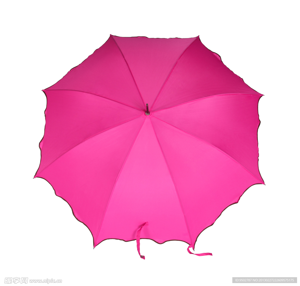 粉色阳伞