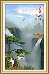 巨幅山水画