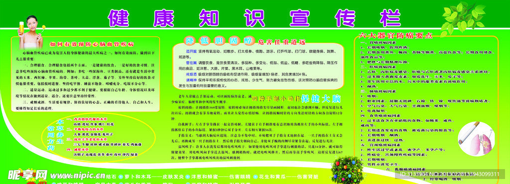 健康知识宣传栏