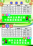 卫生间轮值表