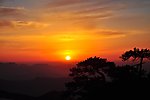 九华山夕阳