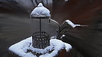茶瓶上的雪