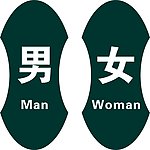 男女厕所牌