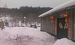 新年农家院摄影图片