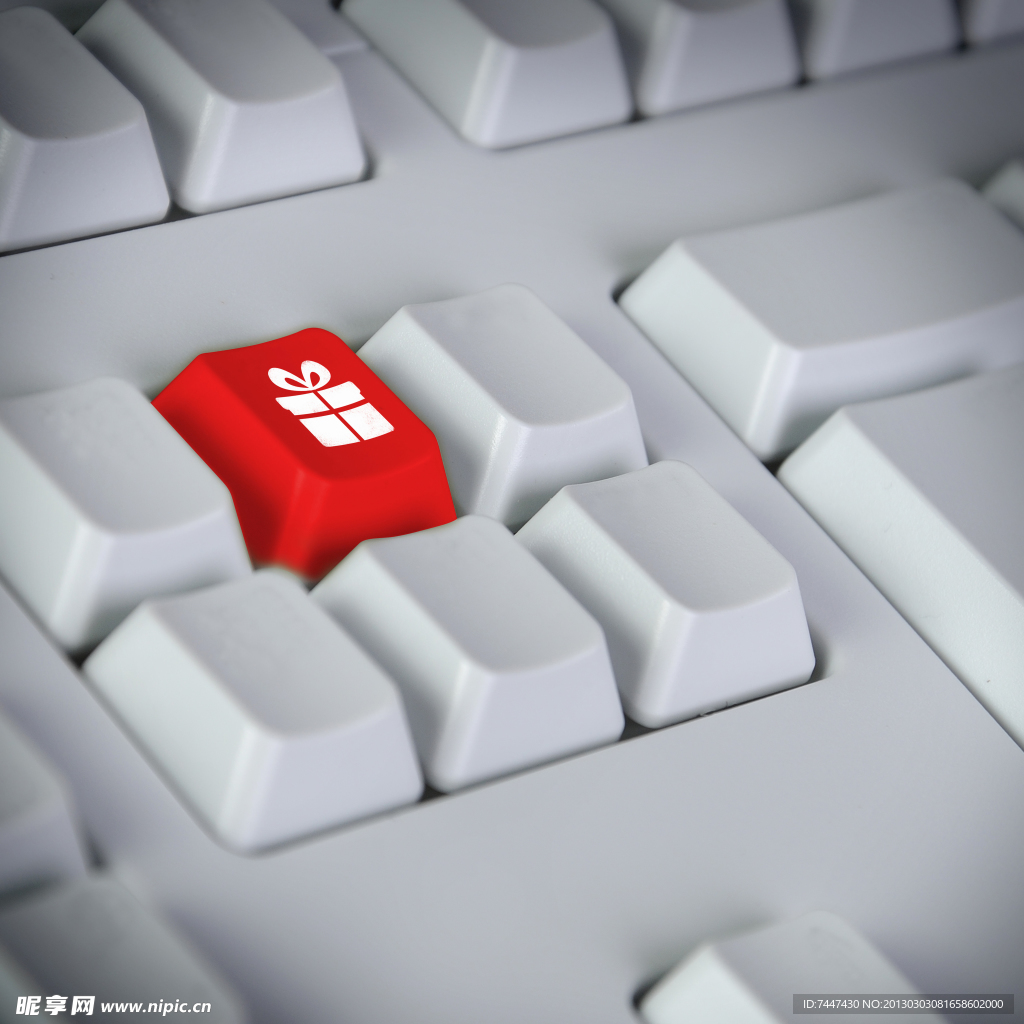 键盘红色按键