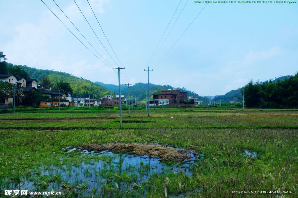 梅县南口拔萃学校 远景山水