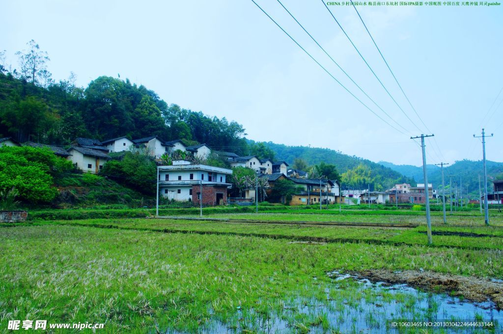 梅县南口拔萃学校 远景山水