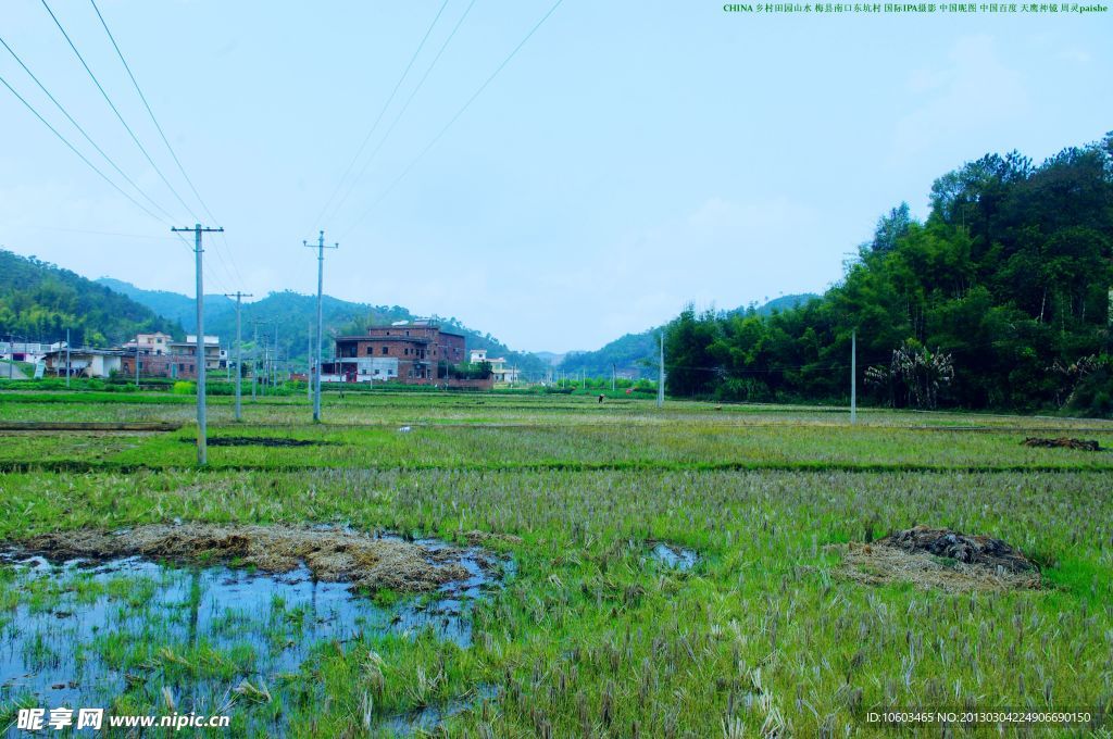 梅县南口拔萃学校 远景山水