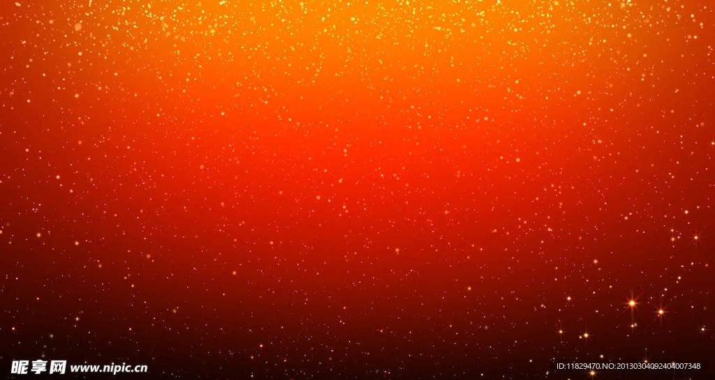 红色粒子雨