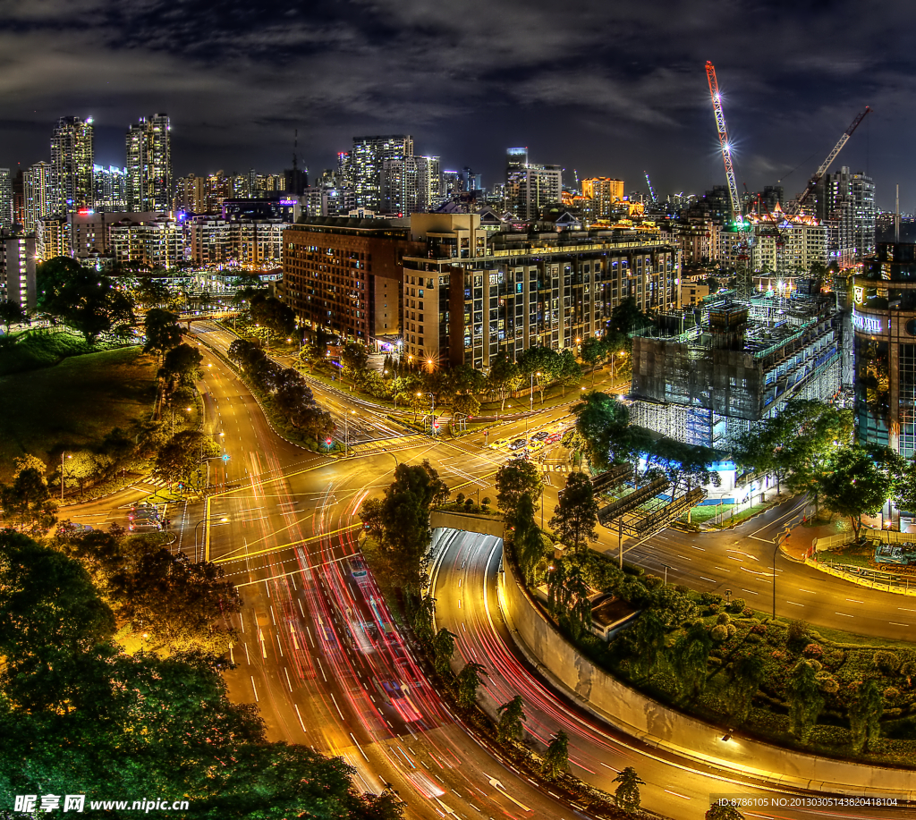 新加坡迷人街景