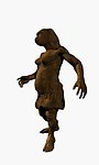 马仁奇峰怀孕的猿人雕塑3d模型