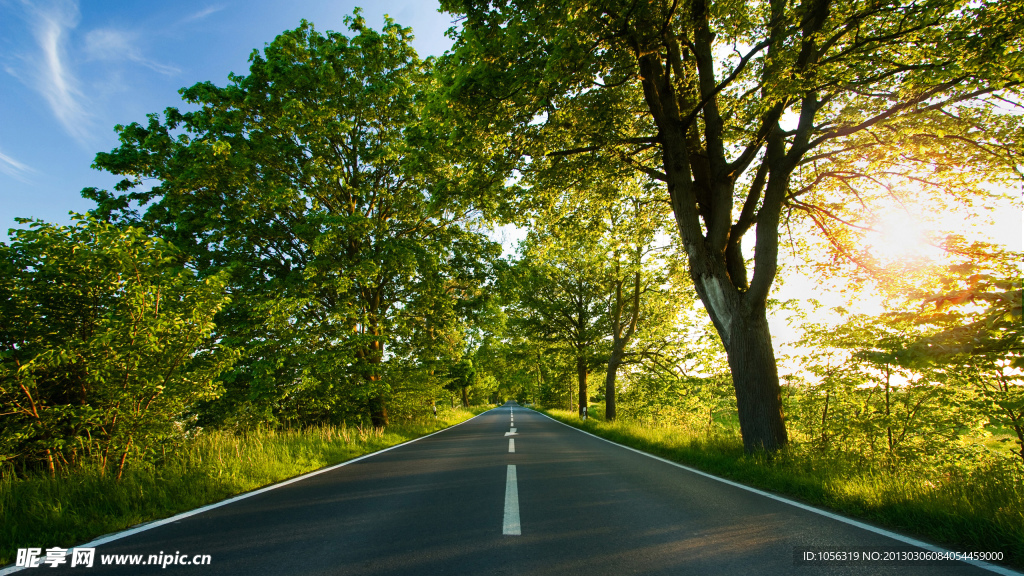 公路上风景