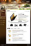 韩国商业电子网站内页模板