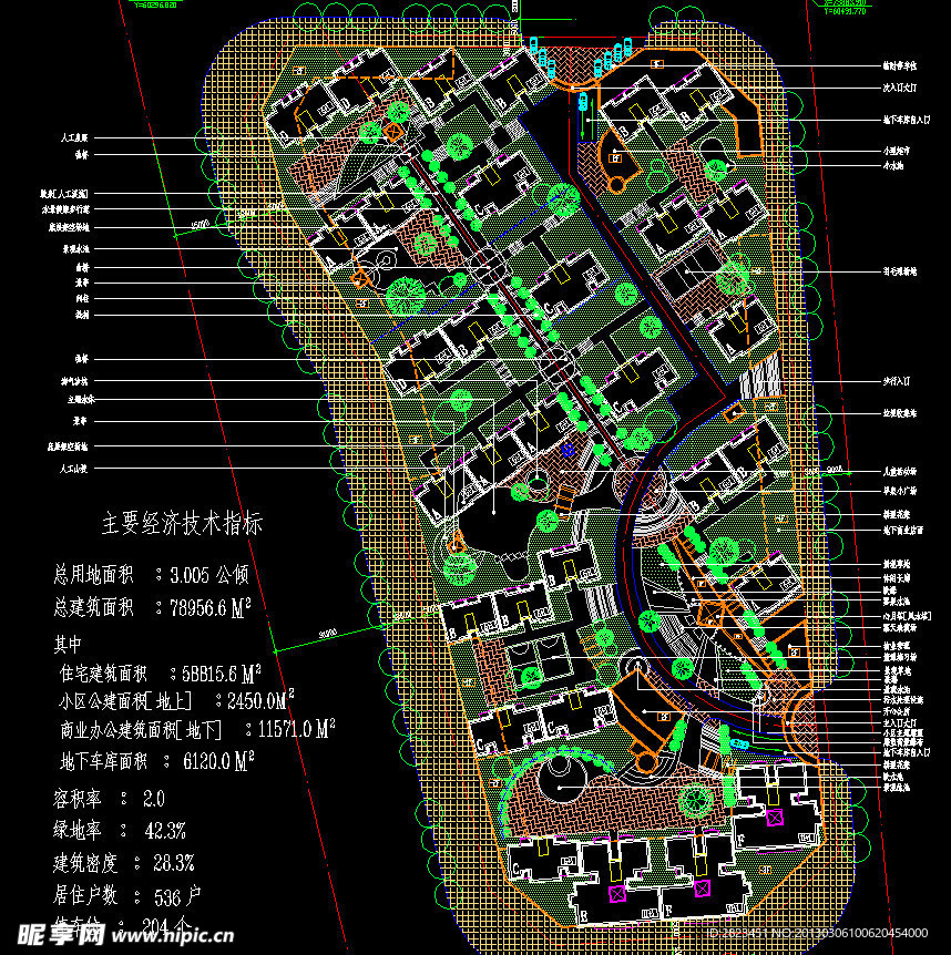 小区规划 山地水文化